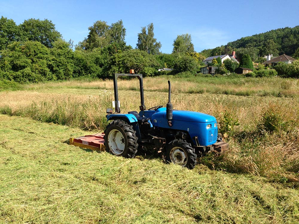 Image of Our compact 4x4 tractor and ATV mounted equipment is ideal for single meadows, smallholdings, equine establishments and smaller farms