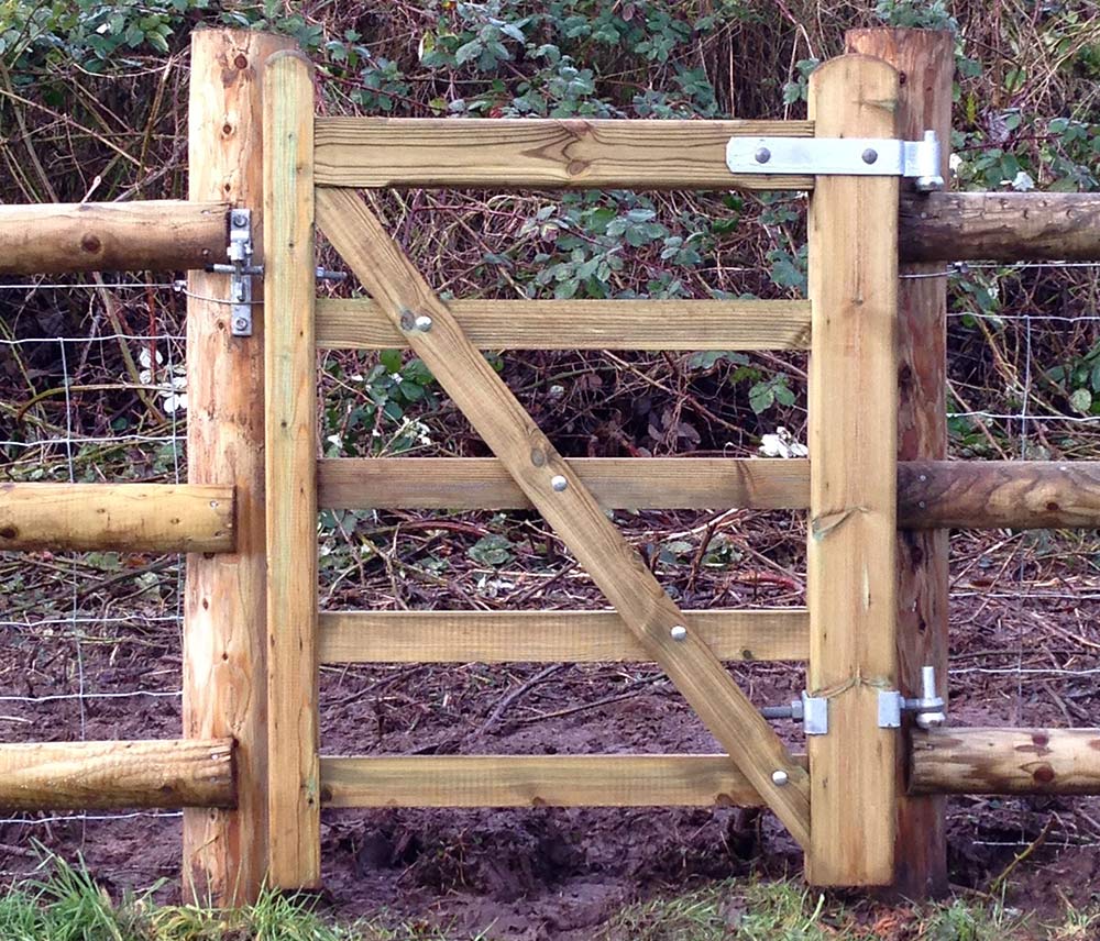 Image of This small field gate was installed for a customer in Llandogo